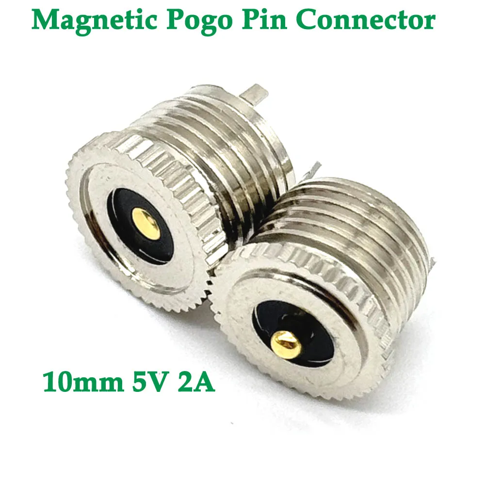 Водонепроницаемый магнитный разъем Pogo, подпружиненный штекер с резьбой 2 А, 5 В, 2 контакта, разъем питания постоянного тока, 10 мм
Водонепроницаемый магнитный разъем Pogo, подпружиненный штекер с резьбой 2 А, 5 В, 2 контакта, разъем питания постоянного тока, 10 мм