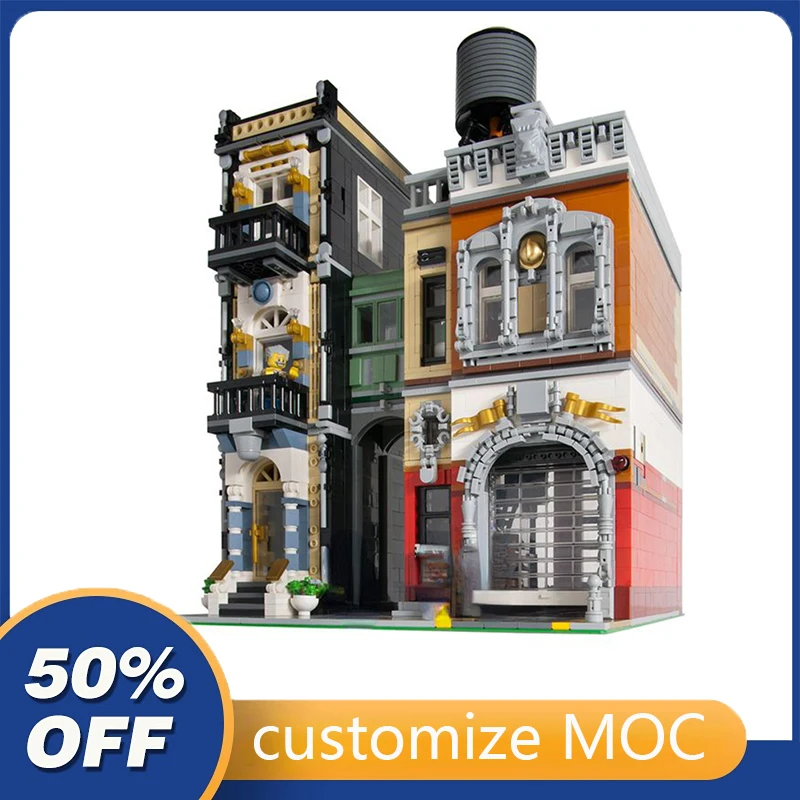 3066PCS Customized MOC Fire Station street view Modular Model Building Blocks Bricks Children birthday toys Christmas gifts
3066PCS Customized MOC Fire Station street view Modular Model Building Blocks Bricks Children birthday toys Christmas gifts