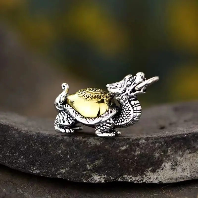 Domineering Pendant Dragon Turtle Male Basalt Car Pendant Men Women Personality Pendant Retro Jewelry
Domineering Pendant Dragon Turtle Male Basalt Car Pendant Men Women Personality Pendant Retro Jewelry