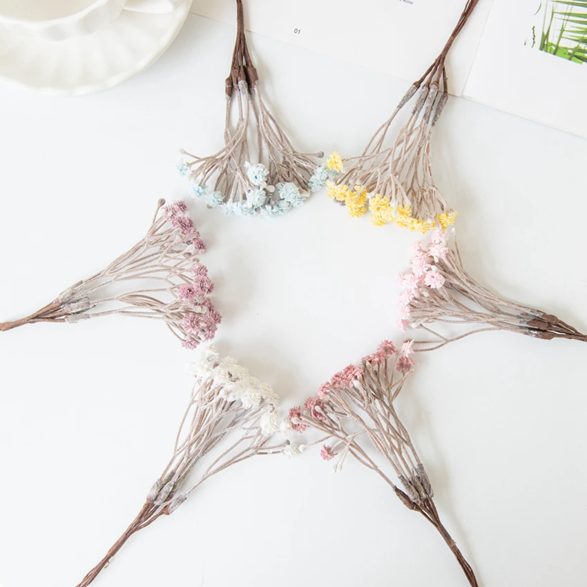 18Pcs Pink Mini Artificial Flowers Scrapbooking Gypsophila Home Wedding Christmas Bride Decortion Flowers Wreaths Diy Fake Plant
18Pcs Pink Mini Artificial Flowers Scrapbooking Gypsophila Home Wedding Christmas Bride Decortion Flowers Wreaths Diy Fake Plant