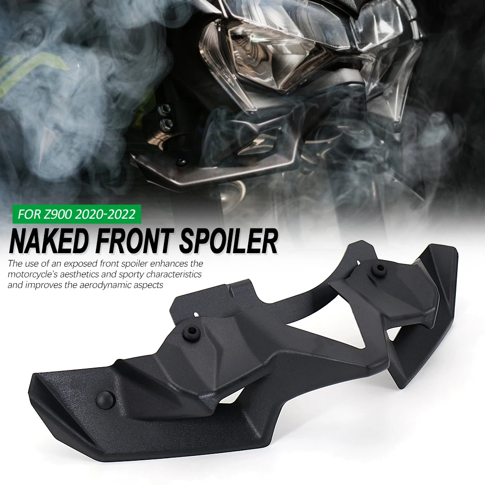 New 2022 - 2020 Motorcycle Accessories Red Black Green Naked Front Spoiler Winglet Aerodynamic Wing Spoiler For Kawasaki Z900 
New 2022 - 2020 Motorcycle Accessories Red Black Green Naked Front Spoiler Winglet Aerodynamic Wing Spoiler For Kawasaki Z900