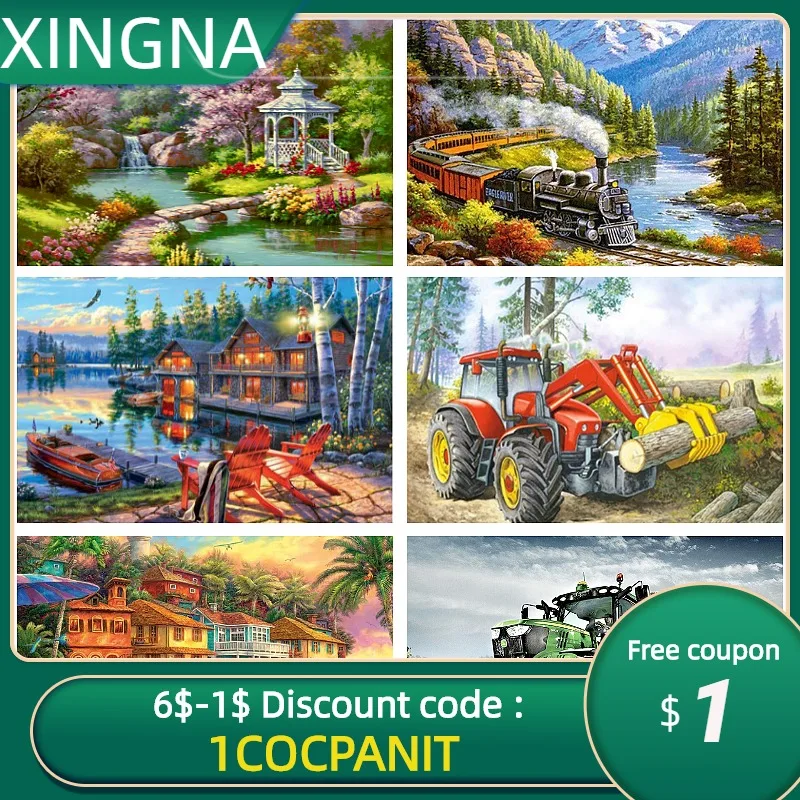 5D Diamond Pianting Full Diamond Embroidery "Rural landscape" Diamond Painting Cross Stitch Rhinestone Home Decoration
5D Diamond Pianting Full Diamond Embroidery "Rural landscape" Diamond Painting Cross Stitch Rhinestone Home Decoration