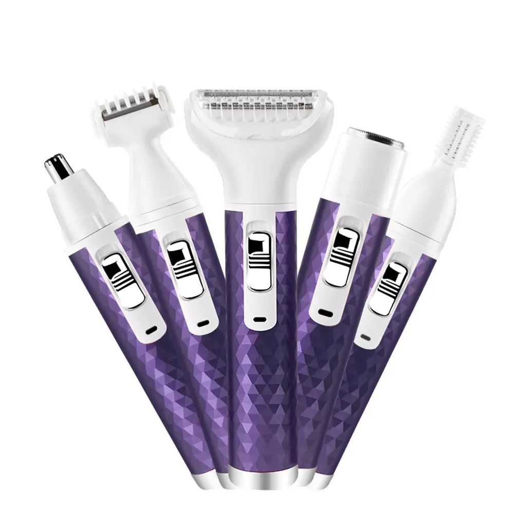 IN 1 Hair Removal Epilator Wet&Dry Lady Shaver Nose Hair Trimmer Eyebrow Shaper Leg Armpit Bikini Trimmer Women
IN 1 Hair Removal Epilator Wet&Dry Lady Shaver Nose Hair Trimmer Eyebrow Shaper Leg Armpit Bikini Trimmer Women