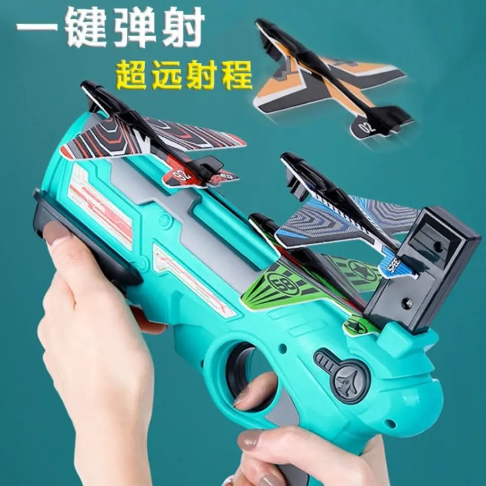 Airplane Launcher Toy Gun Airplane Gun Foam & Plastic Plane for Children Boys and Girls Bubble Catapult Beach Toys Boy Gift
Airplane Launcher Toy Gun Airplane Gun Foam & Plastic Plane for Children Boys and Girls Bubble Catapult Beach Toys Boy Gift