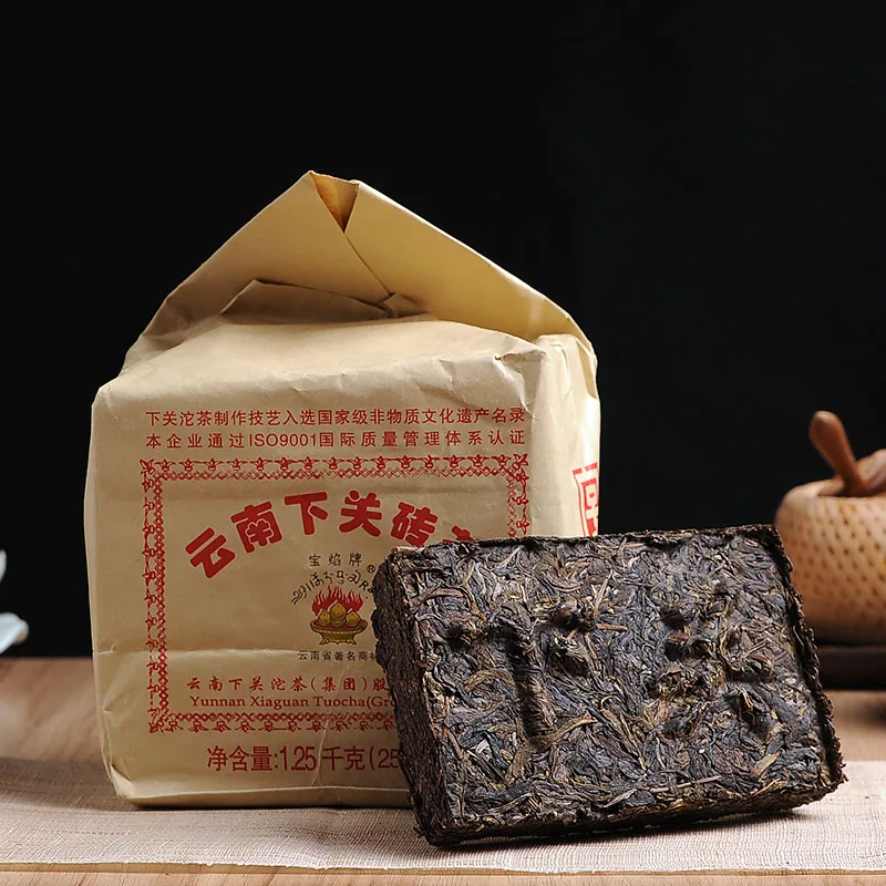 Китайский Yunnan сырье для чая пуэр 250g чай Xian Guan древнее дерево детоксикация красота