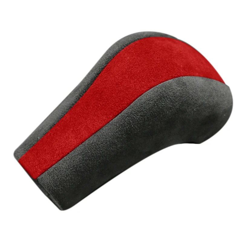 Suede Car Gear Shift Knob Cover Gearbox Gear Head Decoration Cover for Porsche- Cayenne 2010-2017 Gray & red
Suede Car Gear Shift Knob Cover Gearbox Gear Head Decoration Cover for Porsche- Cayenne 2010-2017 Gray & red