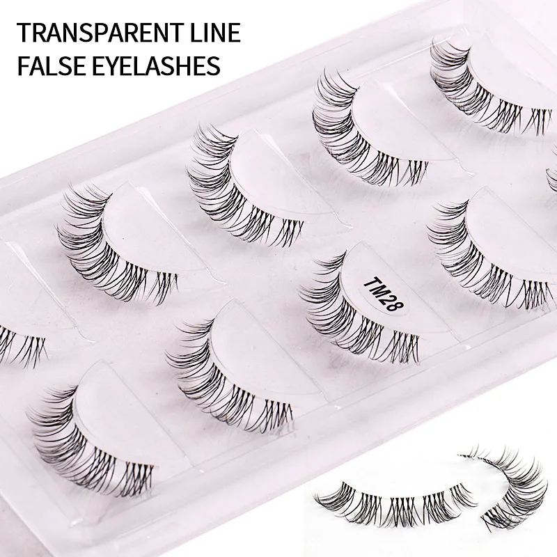 Sharpening False Eyelashes Caricature Fishline Transparent Stalk Eyelash Simulation Natural Chemical Eyelashes Pack of 10
Sharpening False Eyelashes Caricature Fishline Transparent Stalk Eyelash Simulation Natural Chemical Eyelashes Pack of 10