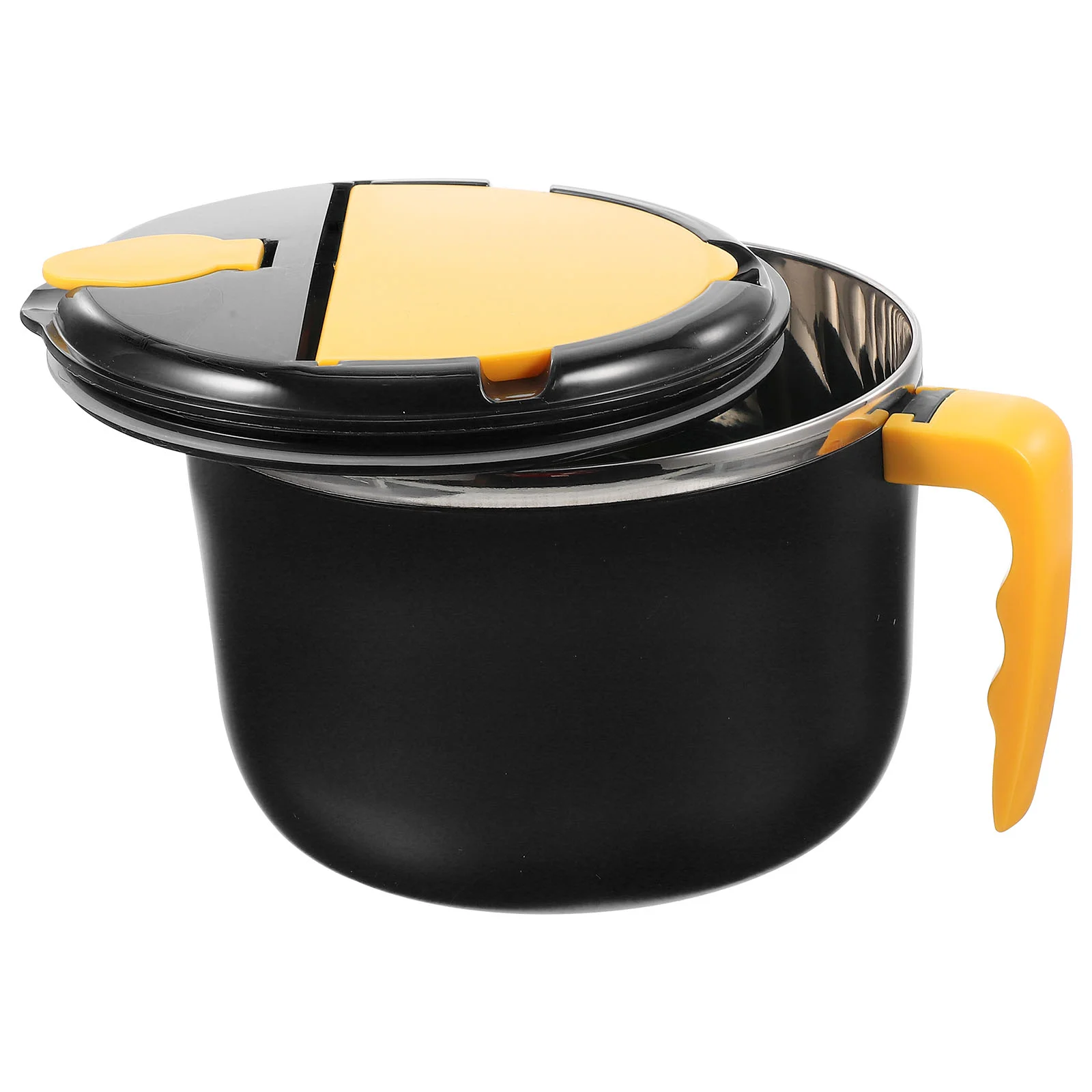 Instant Noodle Bowl Ramen Bowl Lid Soup Bowl Anti-scald Kitchen Tablware Stainless Steel Insulated Bowl Student
Instant Noodle Bowl Ramen Bowl Lid Soup Bowl Anti-scald Kitchen Tablware Stainless Steel Insulated Bowl Student