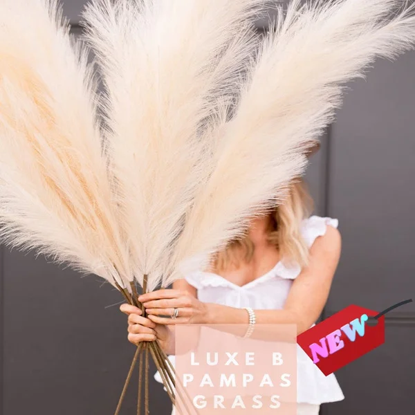 3PCS-43 inch Pampas Grass Decor Tall-Pompous Grass Large-Fluffy Artificial Pampas Grass Dried Pampas Grass
3PCS-43 inch Pampas Grass Decor Tall-Pompous Grass Large-Fluffy Artificial Pampas Grass Dried Pampas Grass