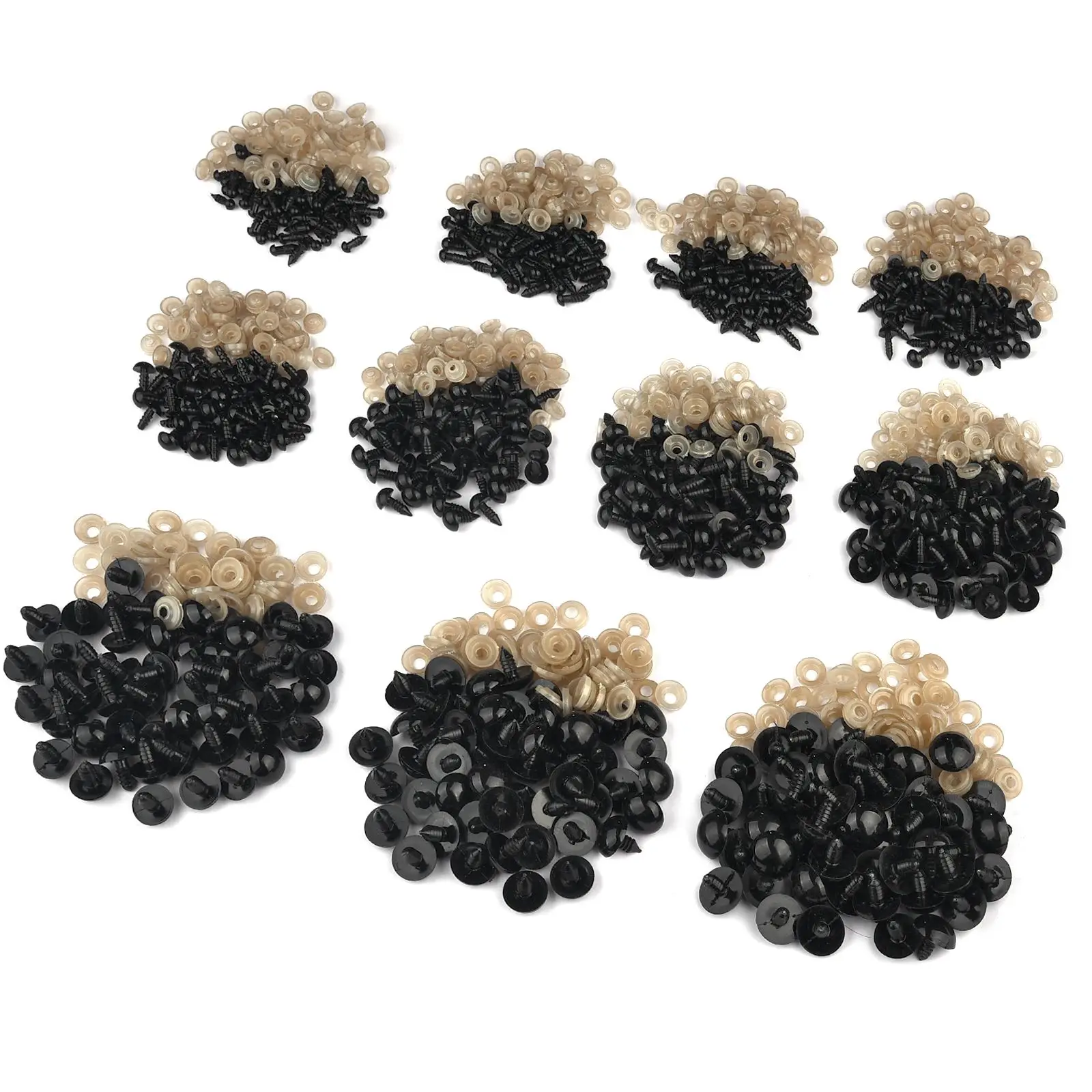 50/100pcs 5-20mm Black Plastic Safety Eyes For Toys Amigurumi Diy Kit Crafts TeddyBear Toy Eye For Doll Decoration Accessories
50/100pcs 5-20mm Black Plastic Safety Eyes For Toys Amigurumi Diy Kit Crafts TeddyBear Toy Eye For Doll Decoration Accessories