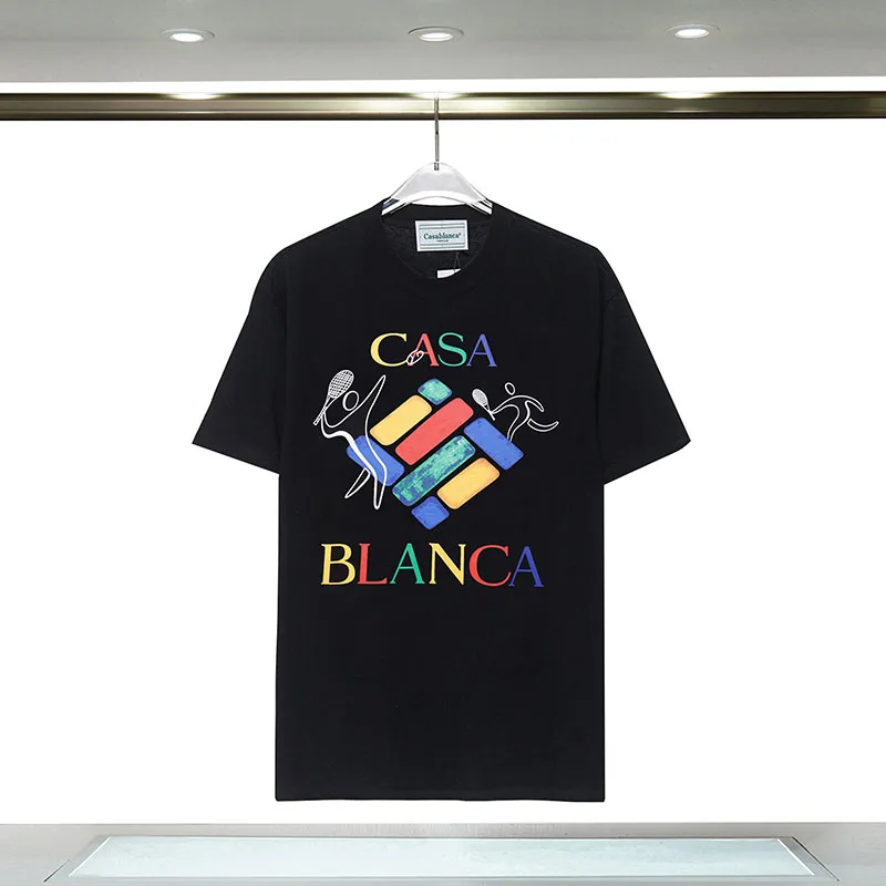 New Fashion Casablanca T Shrit Short Sleeve Men Clothing Couple Printed T-shirt High Quality Tops Tees One Day Ship Out
New Fashion Casablanca T Shrit Short Sleeve Men Clothing Couple Printed T-shirt High Quality Tops Tees One Day Ship Out
