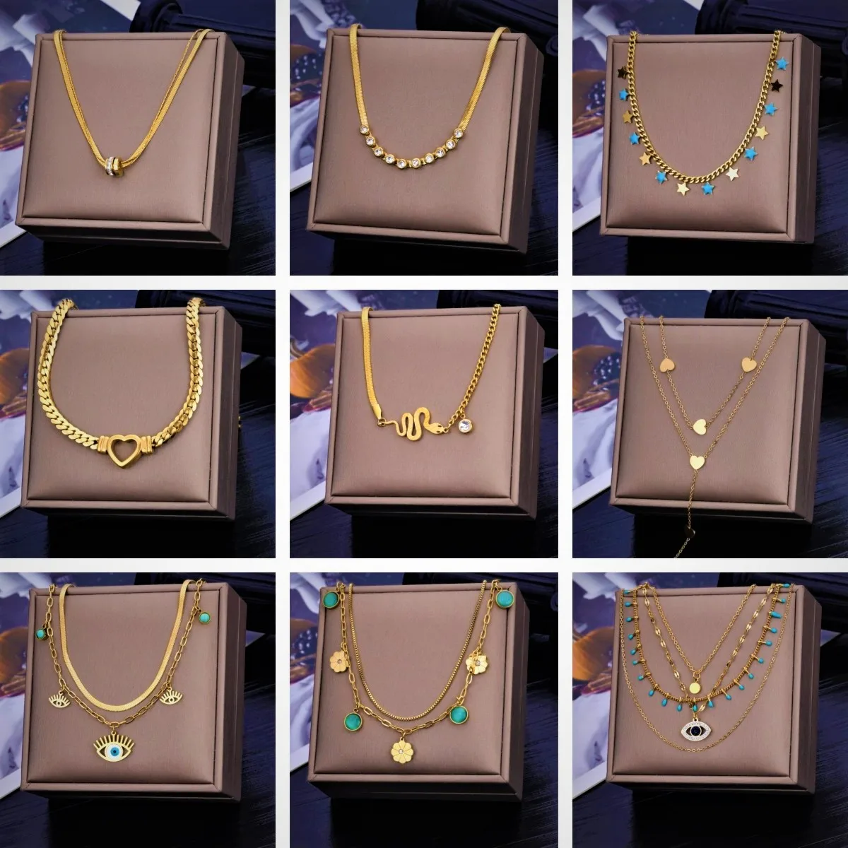 316L Stainless Steel Gold Color Pearl Green Stone Snake Necklace For Women High Quality Girls Jewelry Party Gifts Dropshipping
316L Stainless Steel Gold Color Pearl Green Stone Snake Necklace For Women High Quality Girls Jewelry Party Gifts Dropshipping