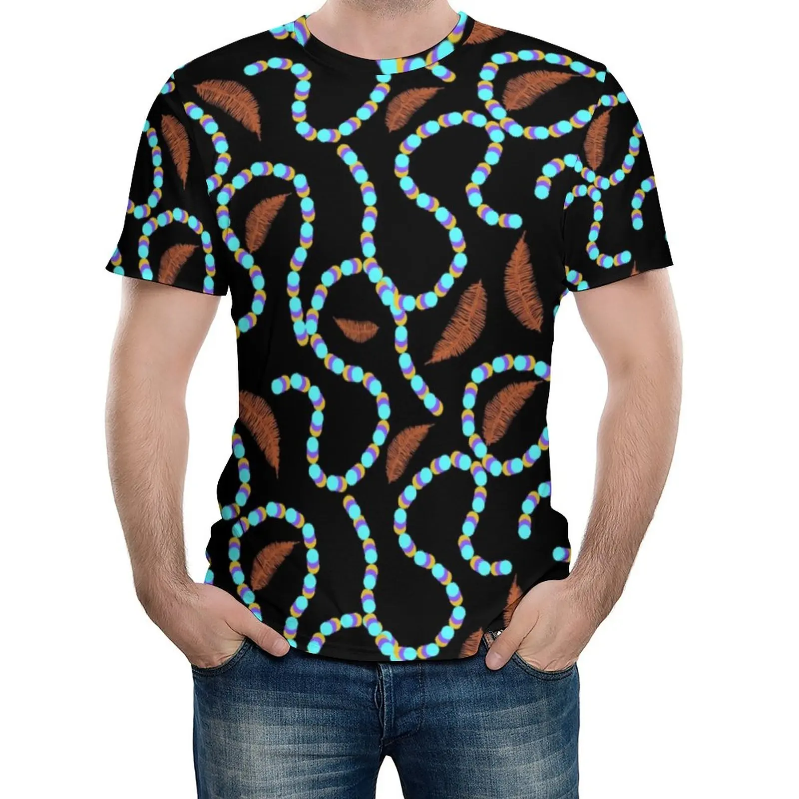 Bright Beads Print T-Shirt Falling Leaves Man Harajuku T Shirts Premium Graphic Tees Short Sleeve Y2K Plus Size Clothes Gift
Bright Beads Print T-Shirt Falling Leaves Man Harajuku T Shirts Premium Graphic Tees Short Sleeve Y2K Plus Size Clothes Gift