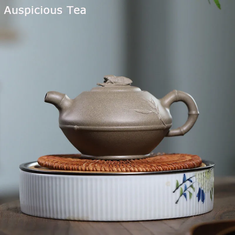 250ml Authentic Yixing Raw Ore Green Ash Mud Zisha Teapot Handmade Household Kung Fu Tea Set Tea Ceremony Accessories Customized
250ml Authentic Yixing Raw Ore Green Ash Mud Zisha Teapot Handmade Household Kung Fu Tea Set Tea Ceremony Accessories Customized
