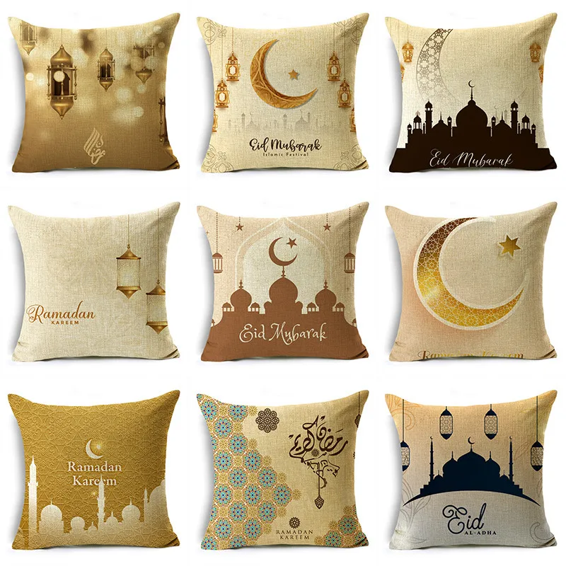 OMIO Ramadan Home Decoration Islamic Muslim Party Decor Cushion Cover Ramadan Kareem EID Al Adha Ramada Pillowcase 40/45/50cm
OMIO Ramadan Home Decoration Islamic Muslim Party Decor Cushion Cover Ramadan Kareem EID Al Adha Ramada Pillowcase 40/45/50cm