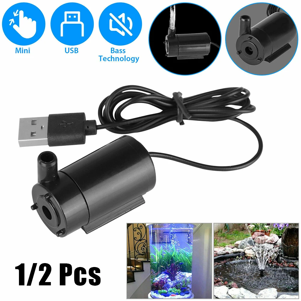 2 Pcs Mini Aquarium Supplies Pumping Water Fish Tank Fountain USB Submersible Pump Aquarium Filter Brushless Motor Pump
2 Pcs Mini Aquarium Supplies Pumping Water Fish Tank Fountain USB Submersible Pump Aquarium Filter Brushless Motor Pump