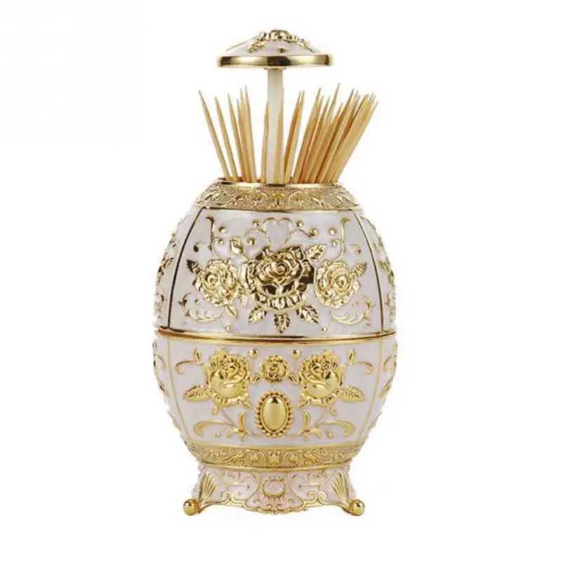 Metal Vintage Automatic -up Toothpick Holders Zinc Alloy Metal Toothpick Dispenser Box Organizer European Style New Design
Metal Vintage Automatic -up Toothpick Holders Zinc Alloy Metal Toothpick Dispenser Box Organizer European Style New Design