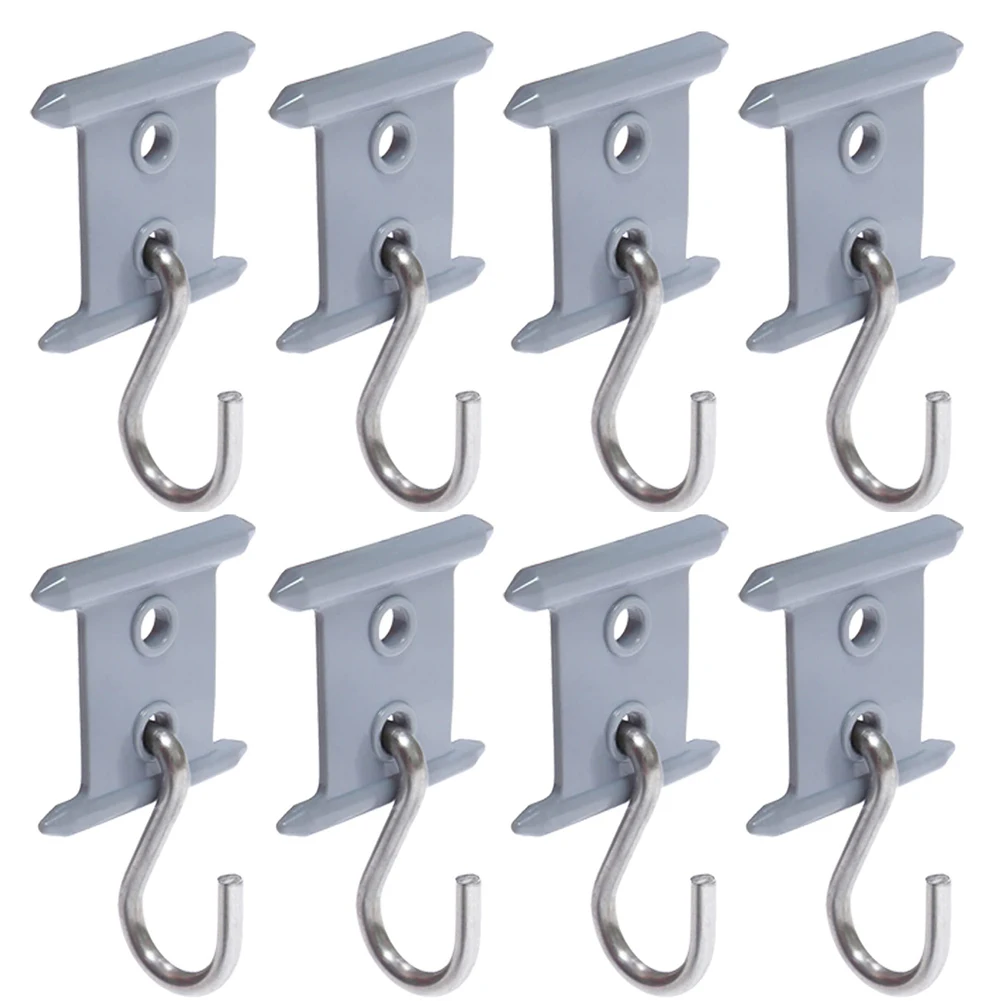 8pcs Camper Awning Hooks Plastic Metal Hangers For RV Camping Caravan Party Light Stand Car Accessories Universal Gray
8pcs Camper Awning Hooks Plastic Metal Hangers For RV Camping Caravan Party Light Stand Car Accessories Universal Gray