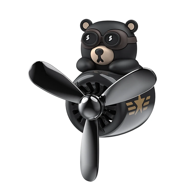 Hako Bear Airplane Car Aromatherapy Cartoon Cute Creative Little Black Bear Pilot Car Air Outlet Perfume
Hako Bear Airplane Car Aromatherapy Cartoon Cute Creative Little Black Bear Pilot Car Air Outlet Perfume