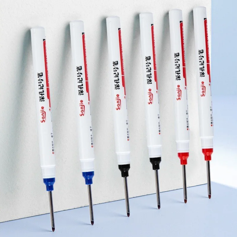 20mm /30mm White Long Head Marker Pens Multi-purpose Bathroom Woodworking Decoration Deep Hole Marker Pen Ink Tools 1/3Pcs/Set
20mm /30mm White Long Head Marker Pens Multi-purpose Bathroom Woodworking Decoration Deep Hole Marker Pen Ink Tools 1/3Pcs/Set