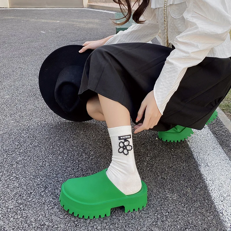 2022 New High Heels Slippers Women Non-Slip Rubber Shoes Fashion Ladies Sandals Thicked Bottom EVA Wedges Slippers Beach Shoes
2022 New High Heels Slippers Women Non-Slip Rubber Shoes Fashion Ladies Sandals Thicked Bottom EVA Wedges Slippers Beach Shoes
