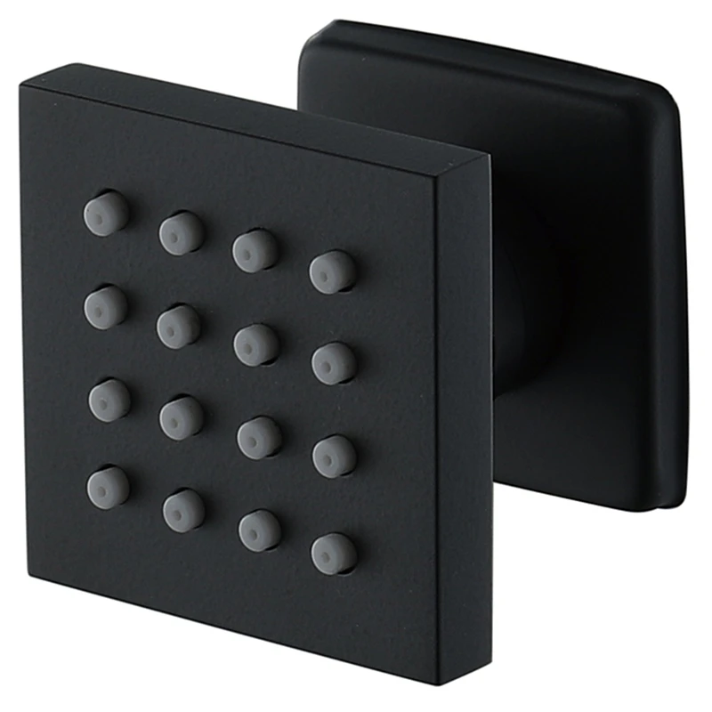 New-Shower Spa Brass Square Massage Body Jets Spray Body Shower Head, Brushed Nickel Matte Black
New-Shower Spa Brass Square Massage Body Jets Spray Body Shower Head, Brushed Nickel Matte Black