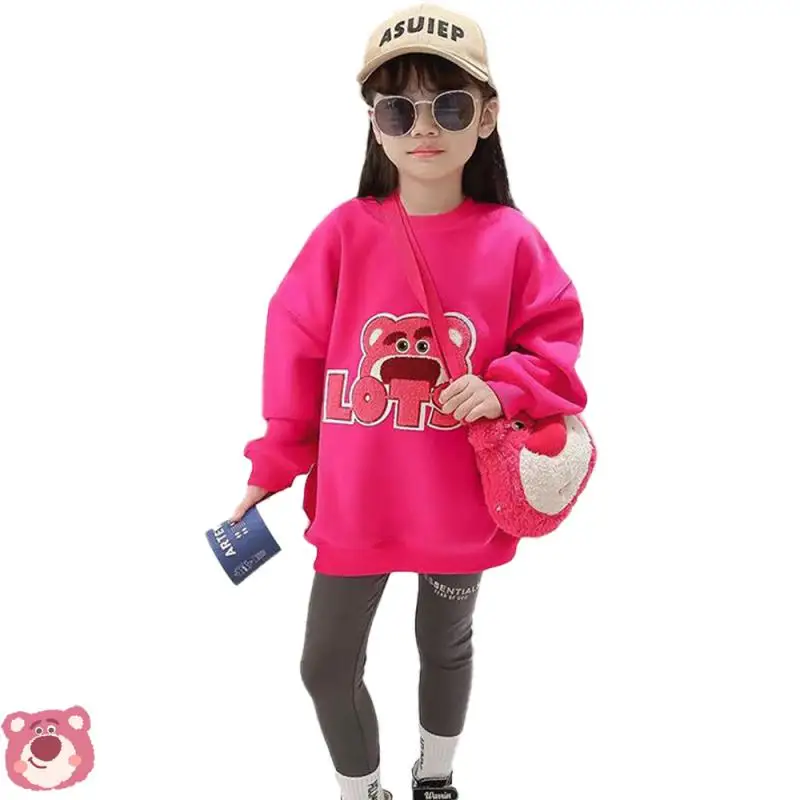 Disney Tees Shoulder Bags Kids Cartoon Lotso Comfortable T Shirt Autumn Winter Boys Girls Long Sleeve Cotton Plush Top Clothing
Disney Tees Shoulder Bags Kids Cartoon Lotso Comfortable T Shirt Autumn Winter Boys Girls Long Sleeve Cotton Plush Top Clothing