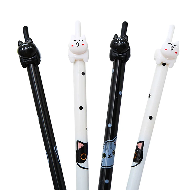 30Pcs Fancy Cute Pens Funny Black Cat Tail Kawaii Gel Pen Girl Stationery Blue Ink School Erasable Ballpoint Kawai Stationary
30Pcs Fancy Cute Pens Funny Black Cat Tail Kawaii Gel Pen Girl Stationery Blue Ink School Erasable Ballpoint Kawai Stationary