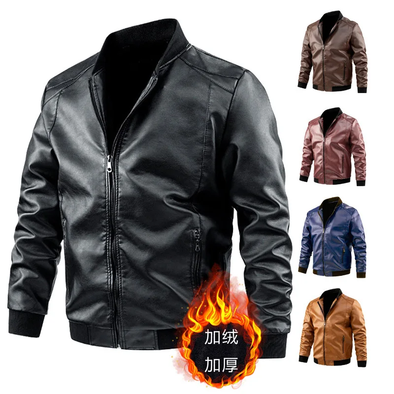 European and American motorcycle leather men's Korean casual plus size leather jacket thickened plus velvet leather jacket men
European and American motorcycle leather men's Korean casual plus size leather jacket thickened plus velvet leather jacket men