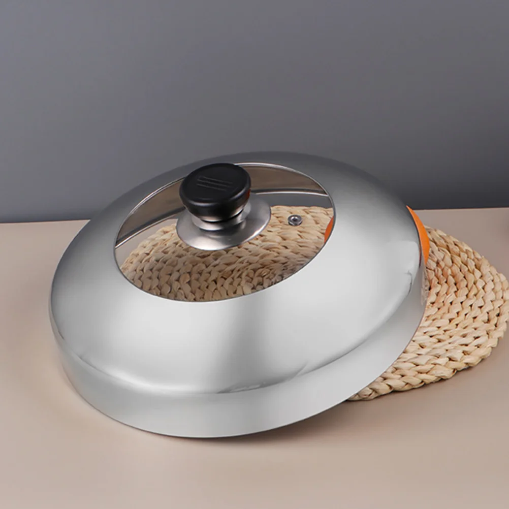 Frying Pan Cover Wok Lid Pan Cover Universal Pan Lid for Wok
Frying Pan Cover Wok Lid Pan Cover Universal Pan Lid for Wok