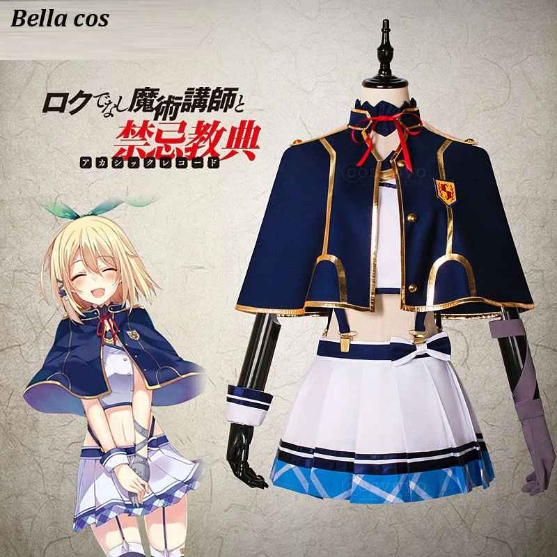 

Custom Made Akashic Records Of Bastard Magic Instructor Rumia Tingel/Sistina/Re=L Rayford Cosplay Costume Uniform Anime Outfits