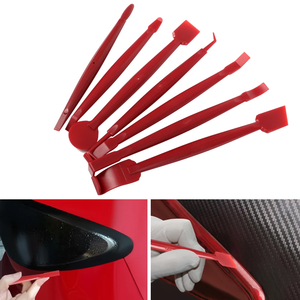New 7Pcs/Set Car Film Trimming Tool Edge Plugging and Color Changing Film Invisible Car Coat Gap Scraper Tool Car Accessories
New 7Pcs/Set Car Film Trimming Tool Edge Plugging and Color Changing Film Invisible Car Coat Gap Scraper Tool Car Accessories