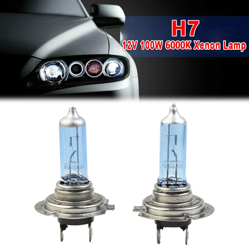 2pcs 12V H7 100W 6000K Xenon Lamp Super Bright White Halogen Headlight Bulbs Long Life Consumption Canbus Xenon Headlight
2pcs 12V H7 100W 6000K Xenon Lamp Super Bright White Halogen Headlight Bulbs Long Life Consumption Canbus Xenon Headlight