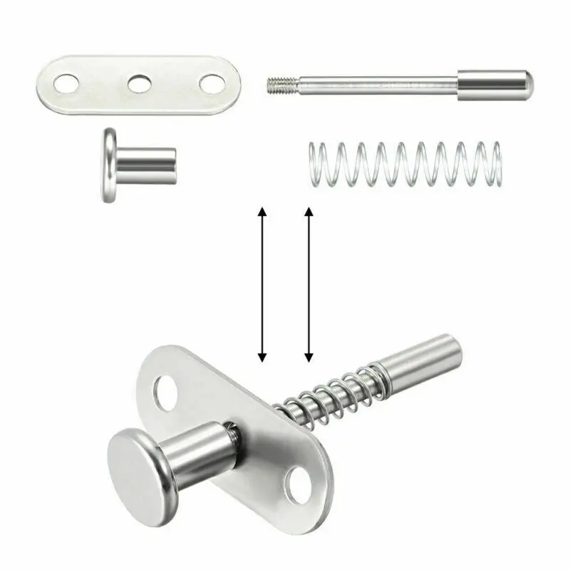 Hardware Plunger Latch Stainless Steel 60mm Total Length 6mm Head Cabinet Cupboard Hardware Home Plunger Latches
Hardware Plunger Latch Stainless Steel 60mm Total Length 6mm Head Cabinet Cupboard Hardware Home Plunger Latches