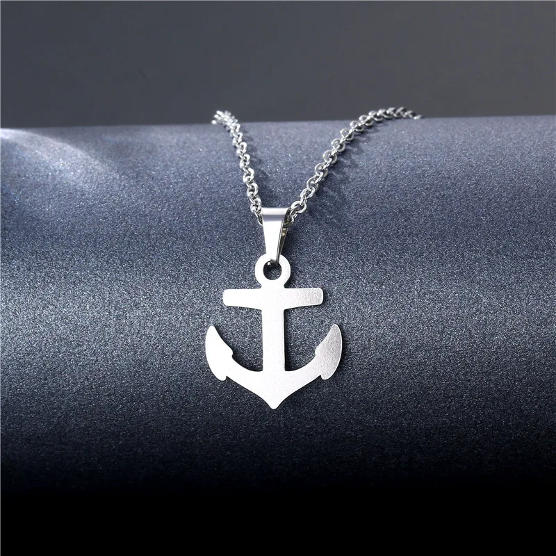 Stainless Steel Sea Anchor Sailor Women Necklaces Chain Pendants Punk Rock Hip Hop Unique for Female Girl Fashion Jewelry Gift
Stainless Steel Sea Anchor Sailor Women Necklaces Chain Pendants Punk Rock Hip Hop Unique for Female Girl Fashion Jewelry Gift