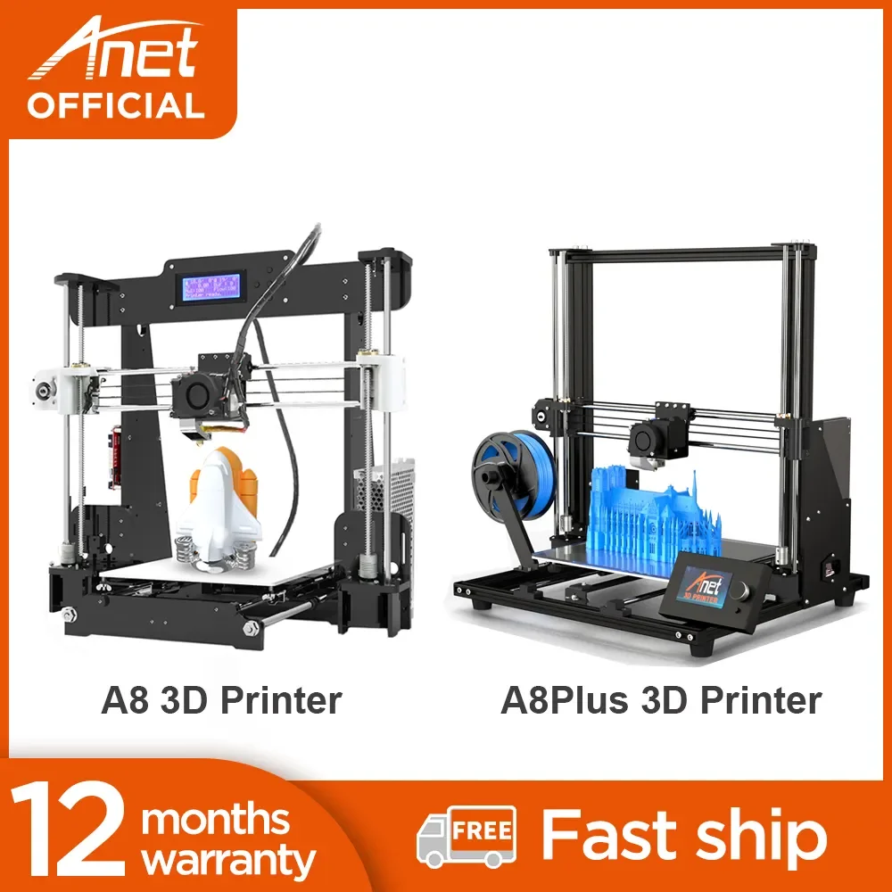 

3D-принтер A8 A8Plus, принтер с открытым исходным кодом Marlin, с горячей подставкой, для самостоятельной сборки