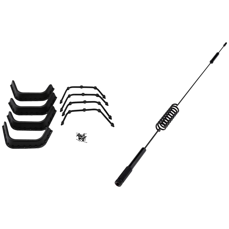 1:10 Black Mudguard RC Crawler Body For Axial SCX10 For Gelande II D90 D110 & Antennas With Replacement Screws
1:10 Black Mudguard RC Crawler Body For Axial SCX10 For Gelande II D90 D110 & Antennas With Replacement Screws