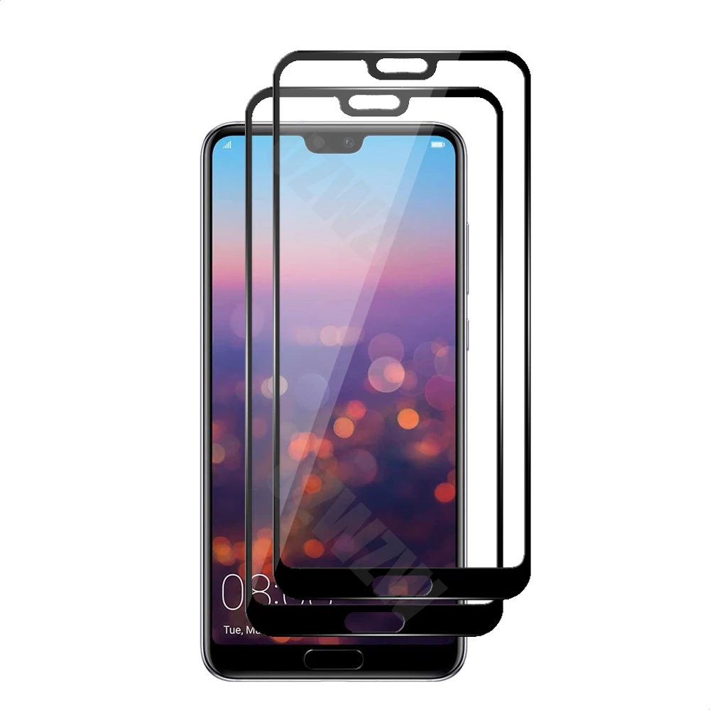 

For Huawei P20 Lite / P20 Pro / P20 Full Coverage Tempered Glass Phone Screen Protector Protective Guard Film 2.5D 9H Hardness