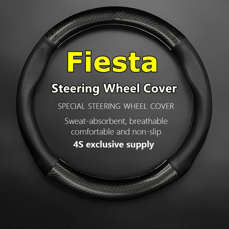Leather Carbon Fiber For Ford Fiesta Steering Wheel Cover Leather 1.3 1.5 1.6 2004 2005 2006 2010 2011 2012 2013 1.0 GTDi 2014
Leather Carbon Fiber For Ford Fiesta Steering Wheel Cover Leather 1.3 1.5 1.6 2004 2005 2006 2010 2011 2012 2013 1.0 GTDi 2014