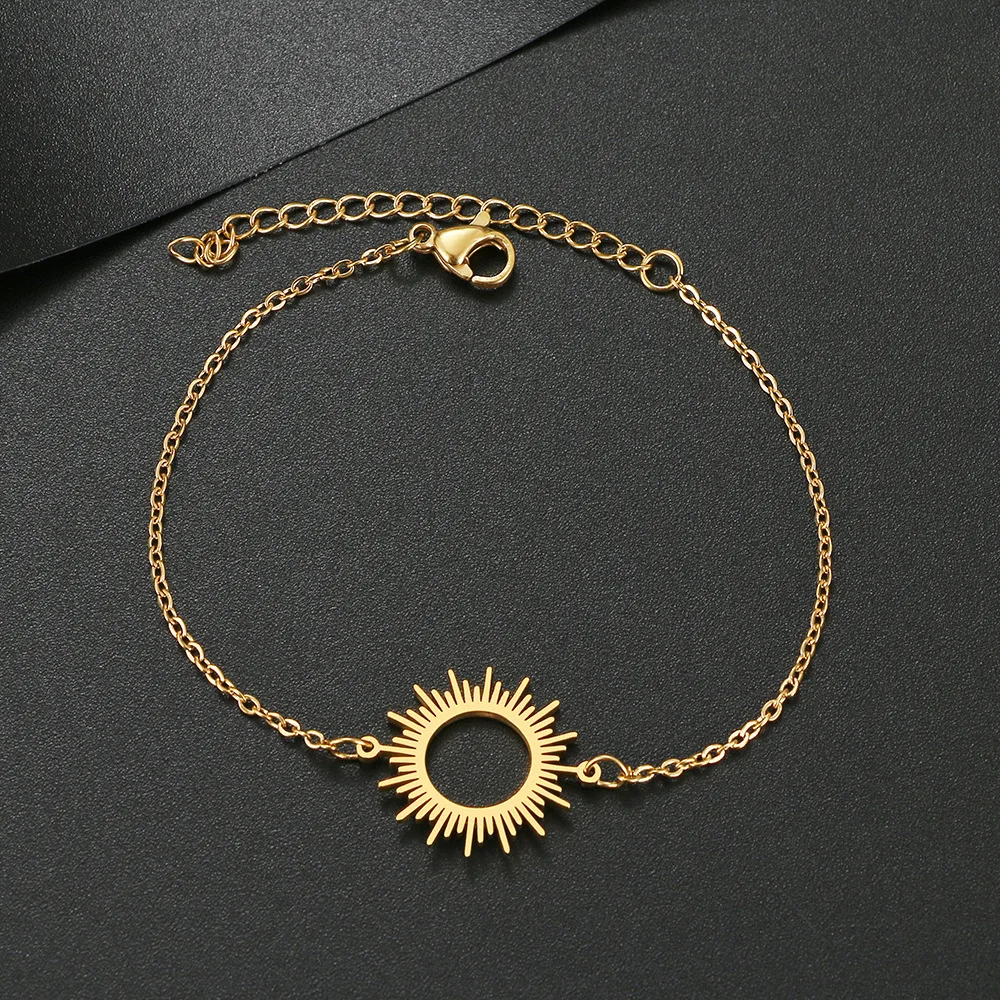 Bracelets Bohemian Circle Hollow Out Round Fashion Chain Charm Bracelet For Women Jewelry Party Friend Best Gift
Bracelets Bohemian Circle Hollow Out Round Fashion Chain Charm Bracelet For Women Jewelry Party Friend Best Gift