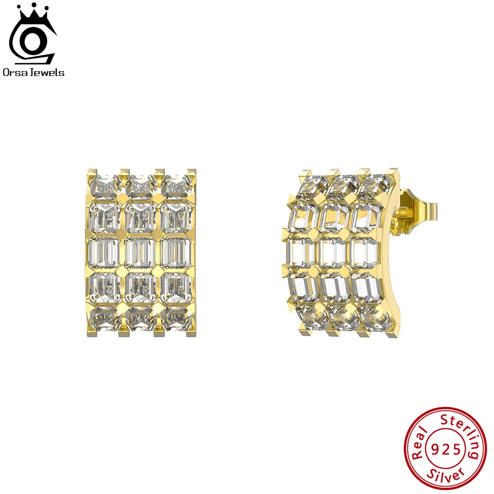 ORSA JEWELS 100% 925 пробы, серебряные романтические серьги-гвоздики для женщин, полностью прозрачные серьги из циркония AAAA, ювелирные изделия на годовщину SE376
ORSA JEWELS 100% 925 пробы, серебряные романтические серьги-гвоздики для женщин, полностью прозрачные серьги из циркония AAAA, ювелирные изделия на годовщину SE376