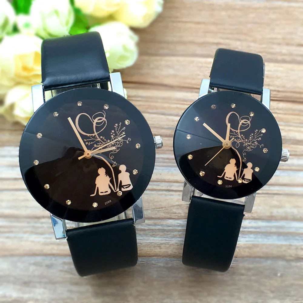 Student Lovers Romantic Dial Watch Leather Couple Analog Quartz Wristwatch for Woman or Men One PCS Gift Reloj Mujer Hombre New
Student Lovers Romantic Dial Watch Leather Couple Analog Quartz Wristwatch for Woman or Men One PCS Gift Reloj Mujer Hombre New