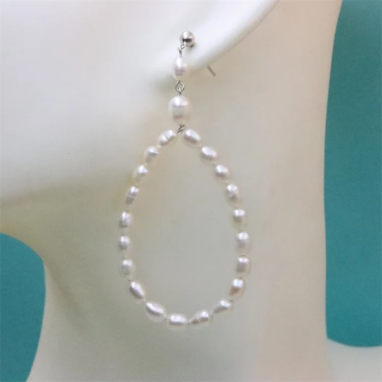 ZFSILVER 100% 925 Sterling Silver For Women Made by Hand Waterdrop Freshwater Pearl DIY Stud Earrings Fashion Gift Party Jewelry
ZFSILVER 100% 925 Sterling Silver For Women Made by Hand Waterdrop Freshwater Pearl DIY Stud Earrings Fashion Gift Party Jewelry