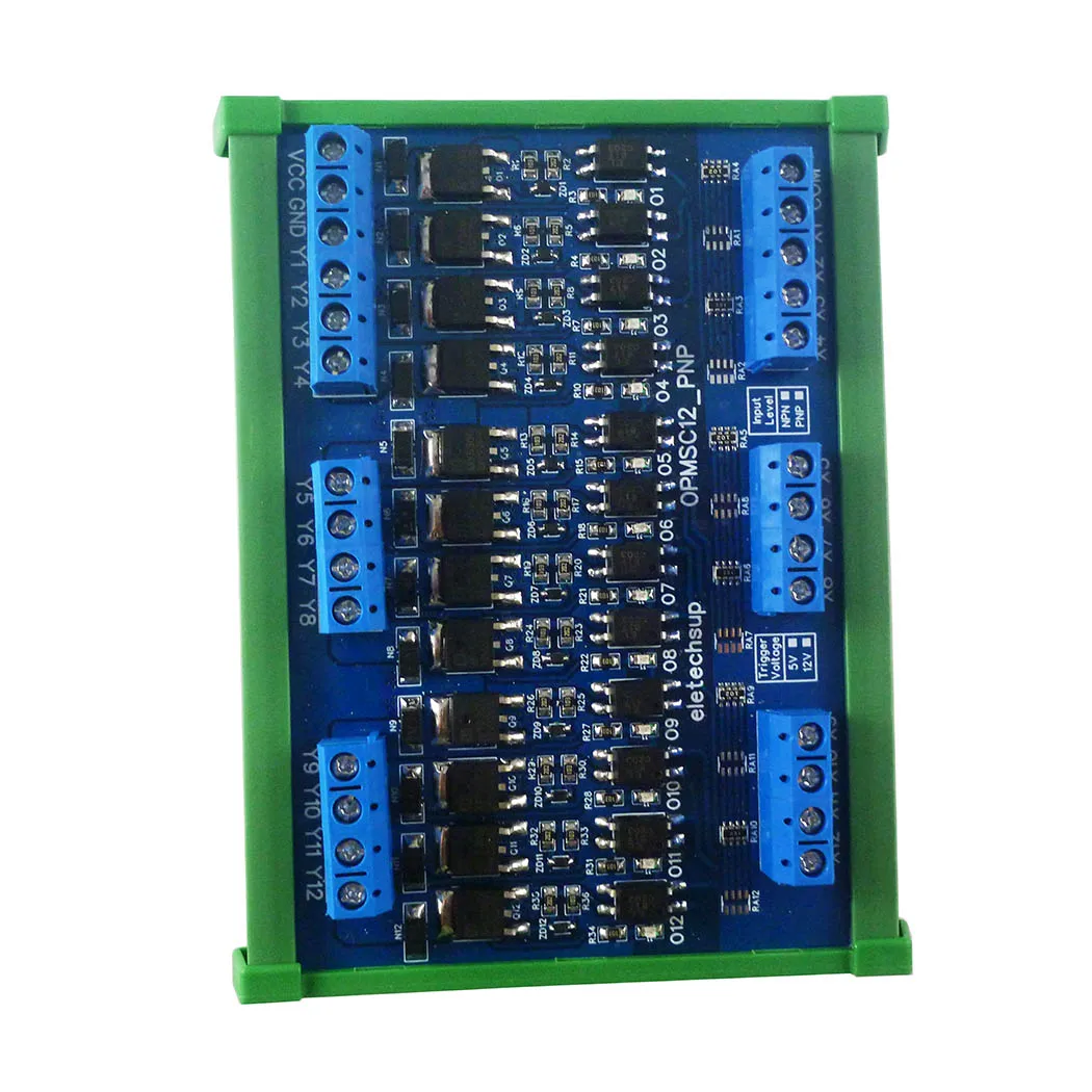 12CH DC 3.3V/5V/12V/24V 5A PLC Signal Amplifier NPN/PNP Logic Level Converter Module
12CH DC 3.3V/5V/12V/24V 5A PLC Signal Amplifier NPN/PNP Logic Level Converter Module