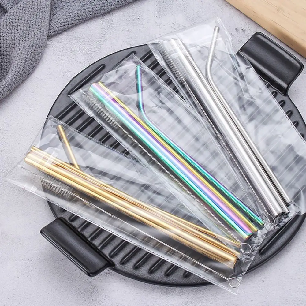 10pcs/pack Reusable For Mugs Metal with Cleaner Brush Suction Pipes Pipette Drink Tube Drinking Straw
10pcs/pack Reusable For Mugs Metal with Cleaner Brush Suction Pipes Pipette Drink Tube Drinking Straw