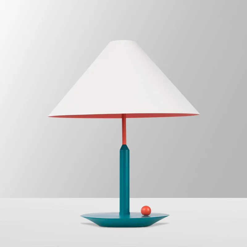 Postmodern Creative Hat Umbrella Children's Room Table Lamp Living Room Bedroom LED Eye Protection Colored Metal Table Lamp
Postmodern Creative Hat Umbrella Children's Room Table Lamp Living Room Bedroom LED Eye Protection Colored Metal Table Lamp