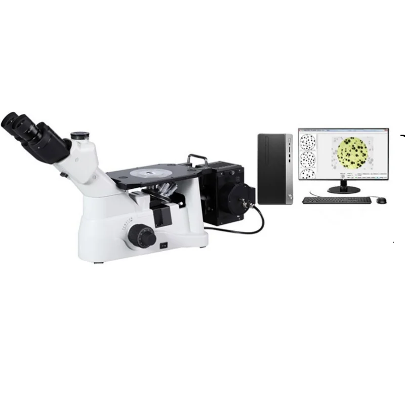 Metallurgical Microscope Trinocular inverted microscope for metallography with software and camera FXD-30MW
Metallurgical Microscope Trinocular inverted microscope for metallography with software and camera FXD-30MW