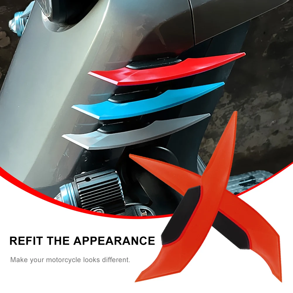 2pcs Universal Motorcycle Winglet Aerodynamic Spoiler Wing Side Spoiler Sticker Dynamic Wing For Motorbike Scooter Accessoires
2pcs Universal Motorcycle Winglet Aerodynamic Spoiler Wing Side Spoiler Sticker Dynamic Wing For Motorbike Scooter Accessoires