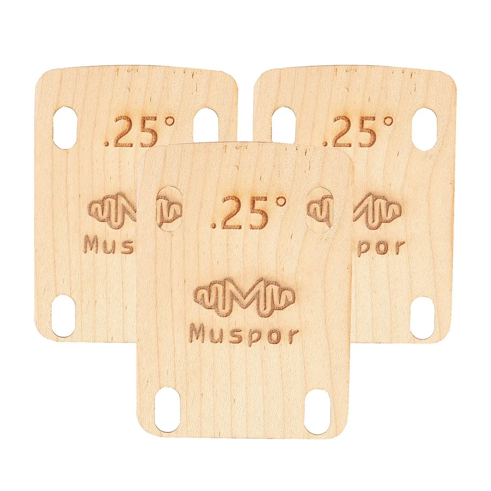 Brand New Neck Shims E-Guitar Neck Shims 3 PCS Set Electric Guitar Neck Shims Maple Plate 0.25 Degree Replacement Parts
Brand New Neck Shims E-Guitar Neck Shims 3 PCS Set Electric Guitar Neck Shims Maple Plate 0.25 Degree Replacement Parts