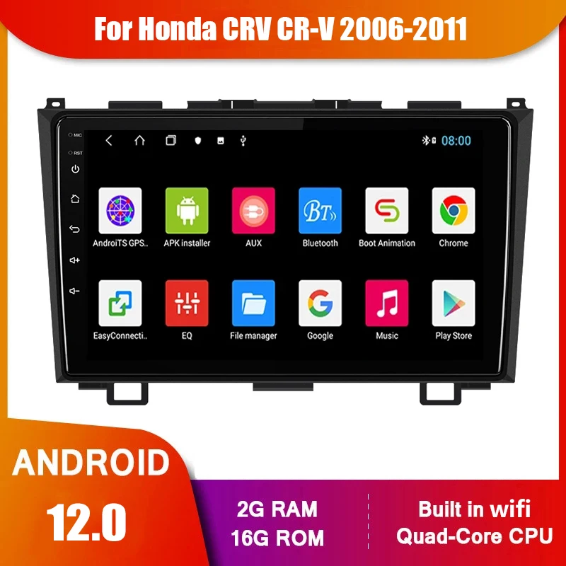 Android 12,0 мультимедийный видеоплеер автомобильное радио для Honda CRV CR-V 2006-2011 GPS навигатор плеер 2G 32G видео плеер
Android 12,0 мультимедийный видеоплеер автомобильное радио для Honda CRV CR-V 2006-2011 GPS навигатор плеер 2G 32G видео плеер